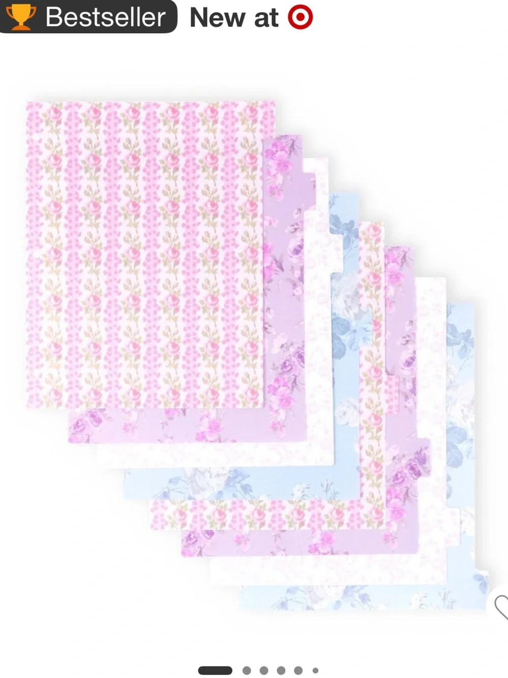 🎀LoveShackFancy x Target Back-to-School Set - Notebook, Dividers, Pen & Clip 🎀